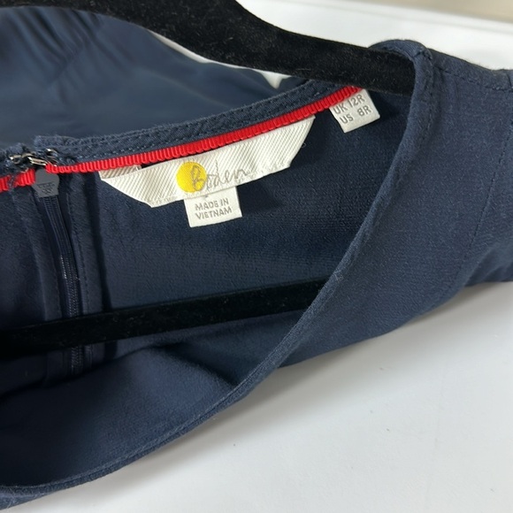 Boden Hyacinth Dress Navy 8R - Picture 5 of 5